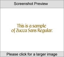 ZuccaSansUT Family Mac Screenshot